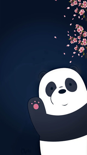 Premium Vector  Hand drawn cute comic characters pattern with panda cute  panda face doodle cartoon wallpaper illustration